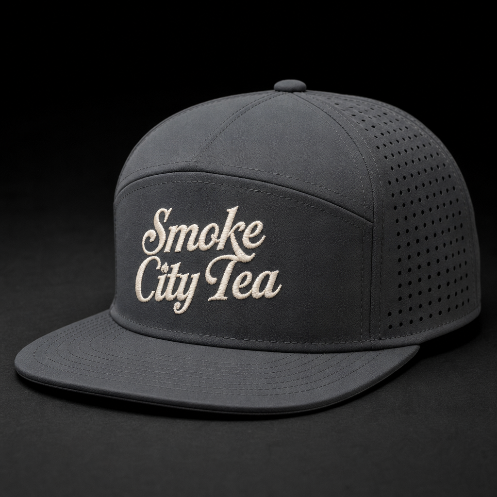 Smoke City Tea performance 5-panel cap